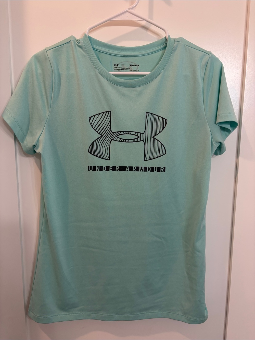 Under Armour Mint Green Athletic Logo Tee